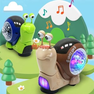 Интерактивна играчка Охлюв със звуци и светлини Gear Snail
